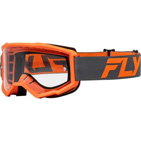 Fly Racing Focus cross szemüveg, narancs