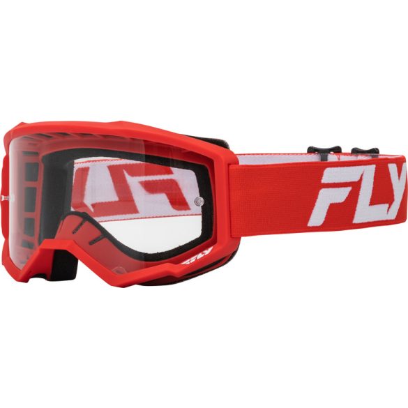 Fly Racing Focus cross szemüveg, piros