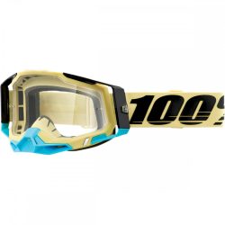 100% Racecraft 2 Airblast szemüveg víztiszta lencsével 