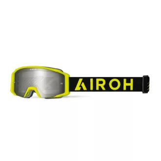   Airoh blast XR1 szemüveg fluosárga - ezüst tükrős lencsével