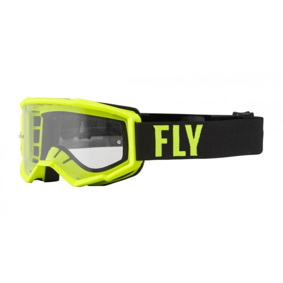 Fly Racing Focus cross szemüveg, Fluo