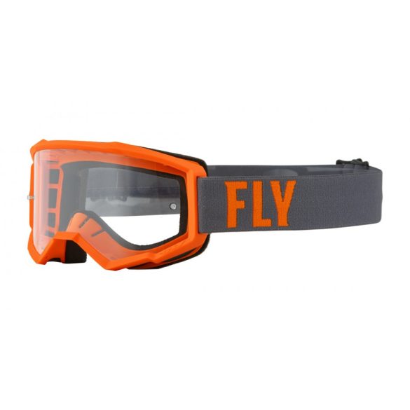 Fly Racing Focus cross szemüveg, narancs