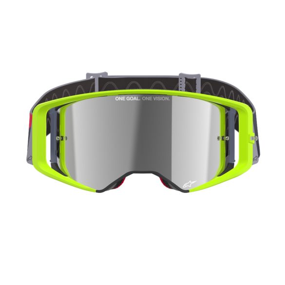 ALPINESTARS VISION 8  WODMARK SZEMÜVEG ACID-FEHÉR  EZÜST TÜKRŐS LENCSÉVEL