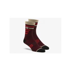 100% ADVOCATE SOCKS BURGUNDI S/M