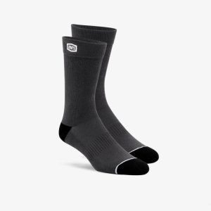 100% SOLID SOCKS GRAY S/M