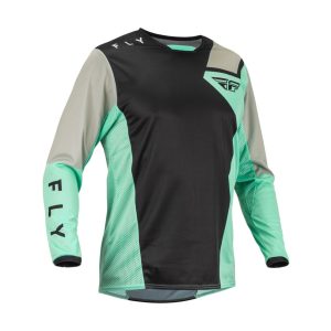 FLY RACING  Kinetic 2023 cross mez ,fekete-szürke-menta, 2XL