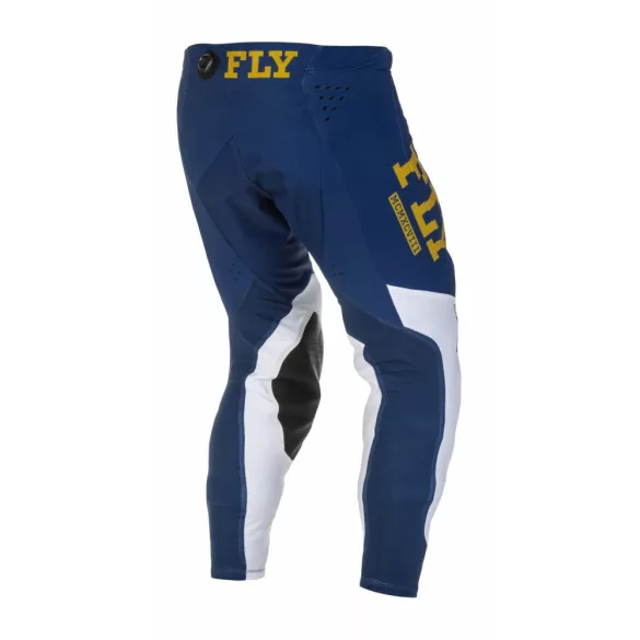 Fly Racing Evolution crossnadrág, sötétkék-fehér-arany