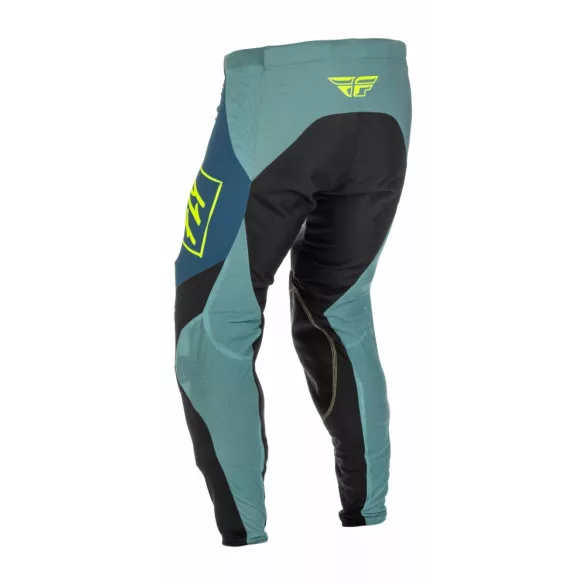 Fly Racing Lite 2022 crossnadrág, szürke-kék-fluo sárga