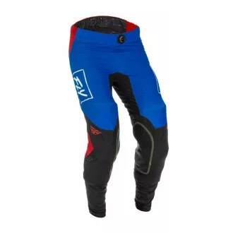 Fly Racing lite 2022 crossnadrág, piros/fehér - kék