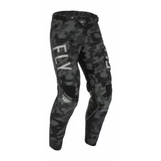   Fly Racing kinetic s.e. tactic crossnadrág, fekete/szürke camo