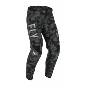 Fly Racing Kinetic S.E. Tactic crossnadrág, fekete-szürke camo