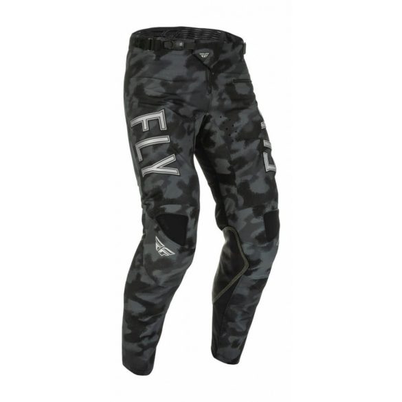 Fly Racing Kinetic S.E. Tactic crossnadrág, fekete-szürke camo