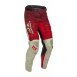 Fly Racing Kinetic Wawe crossnadrág, szürke-piros 30 méret