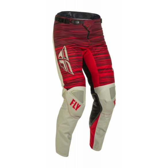 Fly Racing Kinetic Wawe crossnadrág, szürke-piros 40 méret