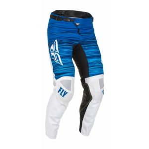 Fly Racing Kinetic Wawe crossnadrág, kék-fehér 30 méret