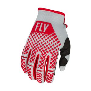 Fly Racing Kinetic 2023 kesztyű, szürke-piros,  2XL