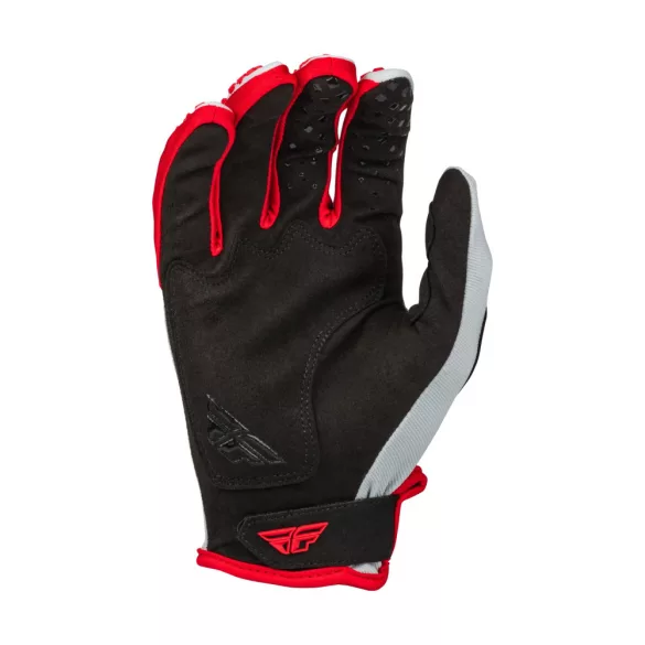 Fly Racing Kinetic 2023 kesztyű, szürke-piros,  3XL