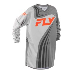 FLY RACING GYEREK F-16 MEZ SZÜRKE-NARANCS L MÉRET