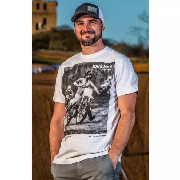 101RIDERS  POLÓ SZÜRKE