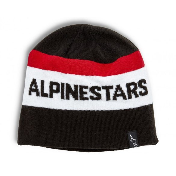 Alpinestars Stake  téli sapka, fekete-piros-fehér