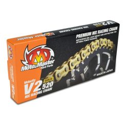   Moto-Master 520V2 MX Professional erősített lánc - arany 120 szemes