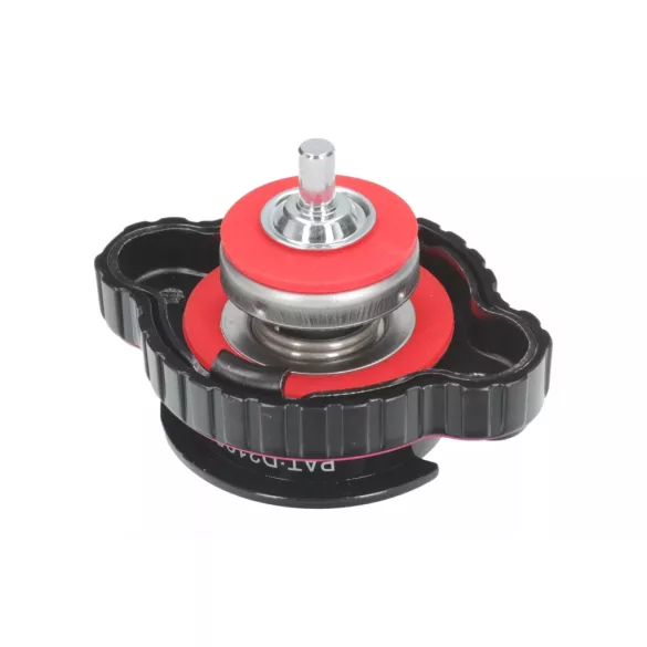 Mx Works hűtősapka hőmérővel, 1,8 bar, Honda,Kawasaki,Yamaha, piros