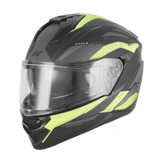   Nox zárt bukósisak napszemüveggel N304S REVO sárga FLUO matt/fekete XL