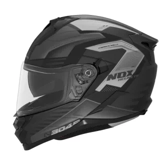   Nox zárt bukósisak napszemüveggel N304S CARVER fekete/sárga FLUO matt XXL