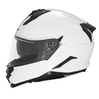   Nox zárt bukósisak napszemüveggel N304S SOLID fehér fényes XS
