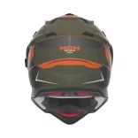 NOX AKCIÓ: OFFROAD / TRAIL DUOSPORT (DUAL) N312 VAPOR SISAK PLEXIVEL ÉS NAPSZEMÜVEGGEL, NARANCSSÁRGA/KHAKI/SZÜRKE MATT