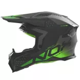 Nox N634 black-green motocross bukósisak