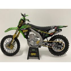   Kawasaki 250 KXF Bud Racing Team 21 Réplica #319 1/12° NewRay