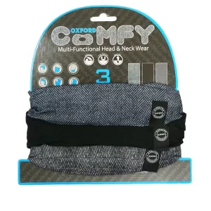 Oxford Comfy szélálló multifunkciós nyakmelegítő, 3 darabos csomag, halszálka mintával