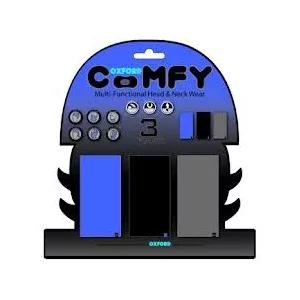 Oxford Comfy szélálló multifunkciós nyakmelegítő, 3 darabos csomag, kék/fekete/szürke színben
