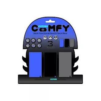   Oxford comfy szélálló multifunkciós nyakmelegítő, 3 darabos csomag, kék/fekete/szürke színben