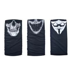   Oxford Comfy Masks szélálló multifunkciós nyakmelegítő, 3 darabos csomag, fekete/fehér színben