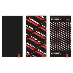   Oxford Comfy Racing szélálló multifunkciós nyakmelegítő, 3 darabos csomag, fekete/vörös/fehér színben