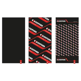   Oxford comfy racing szélálló multifunkciós nyakmelegítő, 3 darabos csomag, fekete/vörös/fehér színben