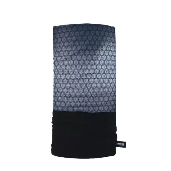 Oxford Snug Prismatic Grey melegítő nyakvédő, fekete/szürke színben
