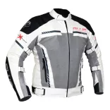 Plus Nevada szürke-piros nyári motoros kabát