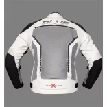 Plus Nevada szürke-piros nyári motoros kabát