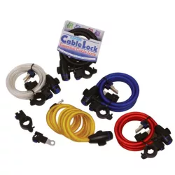   OXFORD CABLE LOCK ZÁRHATÓ SODRONY, 1,8M X 12MM HOSSZÚ, SÖTÉT BS SZÍNŰ