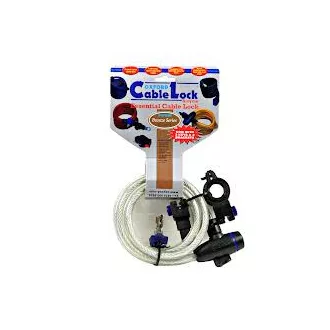   Oxford cable lock zárható sodrony, 1,8M x 12MM hosszú, átlátszó bs színű