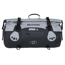   OXFORD AQUA T-30 VÍZÁLLÓ HENGERZSÁK (ROLLBAG), 30L KAPACITÁS, FEKETE/SZÜRKE SZÍN (RÉGI KÓD: OL990)