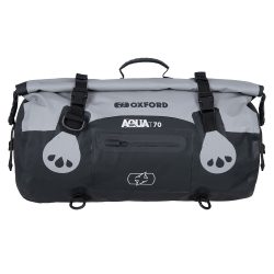   OXFORD AQUA T-70 VÍZÁLLÓ HENGERZSÁK (ROLLBAG), 70L KAPACITÁS, FEKETE/SZÜRKE SZÍN