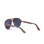 Pitcha OLOMOUC fekete, füst lencsés, fa szárral  napszemüveg,  