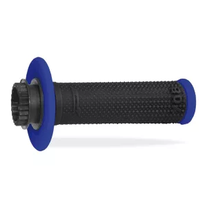 PROGRIP PG708 OFF ROAD SCS LOCK-ON + 7 GÁZKAR ADAPTER (22+25MM) FEKETE/KÉK, KÉTKOMPONENSŰ