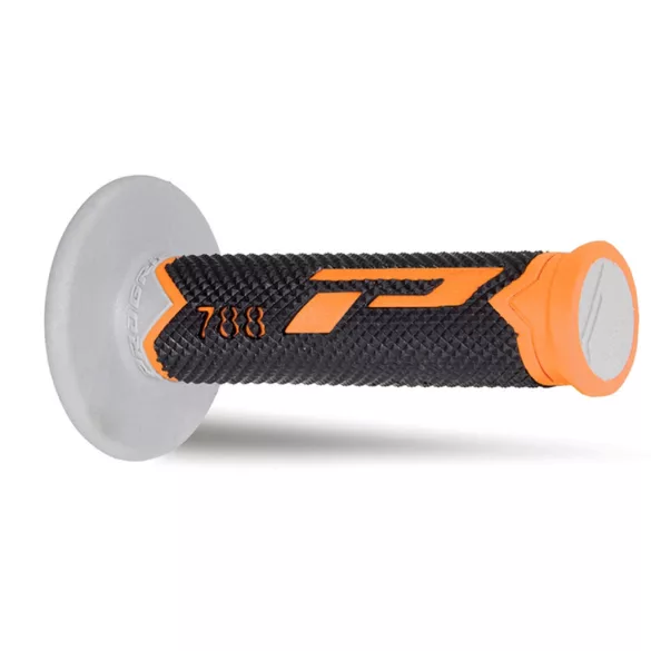 PROGRIP PG788 OFF ROAD MARKOLAT (22+25MM, HOSSZ: 115MM) NARANCSSÁRGA/SZÜRKE/FEKETE SZÍN (HÁROMKOMPONENSŰ) (788-222) (PG788/1)