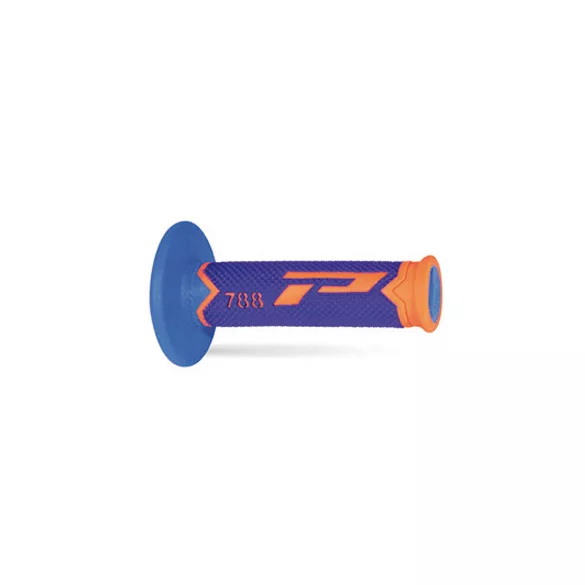 PROGRIP PG788 OFF ROAD MARKOLAT (22+25MM, HOSSZ: 115MM) FLUO NARANCSSÁRGA/KÉK/VILÁGOSKÉK SZÍN (HÁROMKOMPONENSŰ) (788-282)