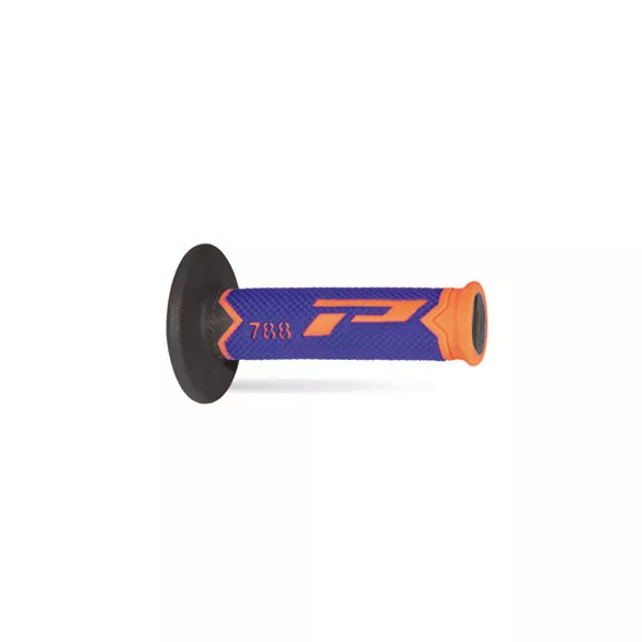 PROGRIP PG788 OFF ROAD MARKOLAT (22+25MM, HOSSZ: 115MM) FLUO NARANCSSÁRGA/KÉK/FEKETE SZÍN (HÁROMKOMPONENSŰ) (788-283)